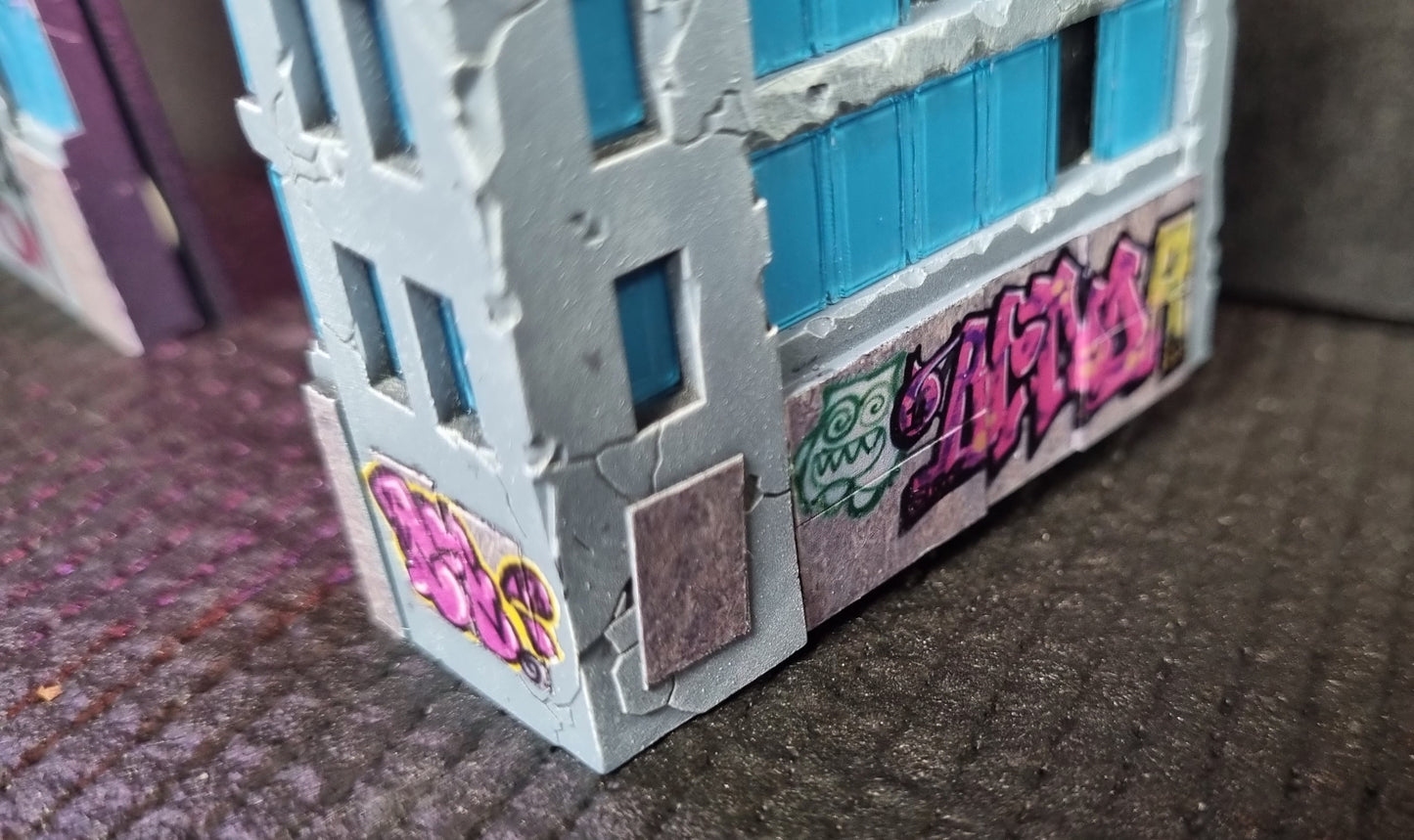 Godzilla "Subway" building mod (Tokyo Neon #3) (Colour version)