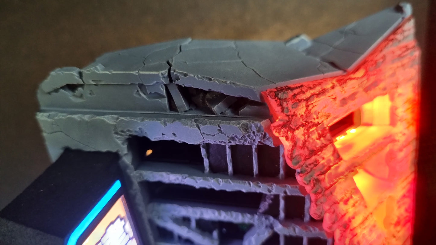 Godzilla "Subway" building mod (Tokyo Neon #3) (Colour version)