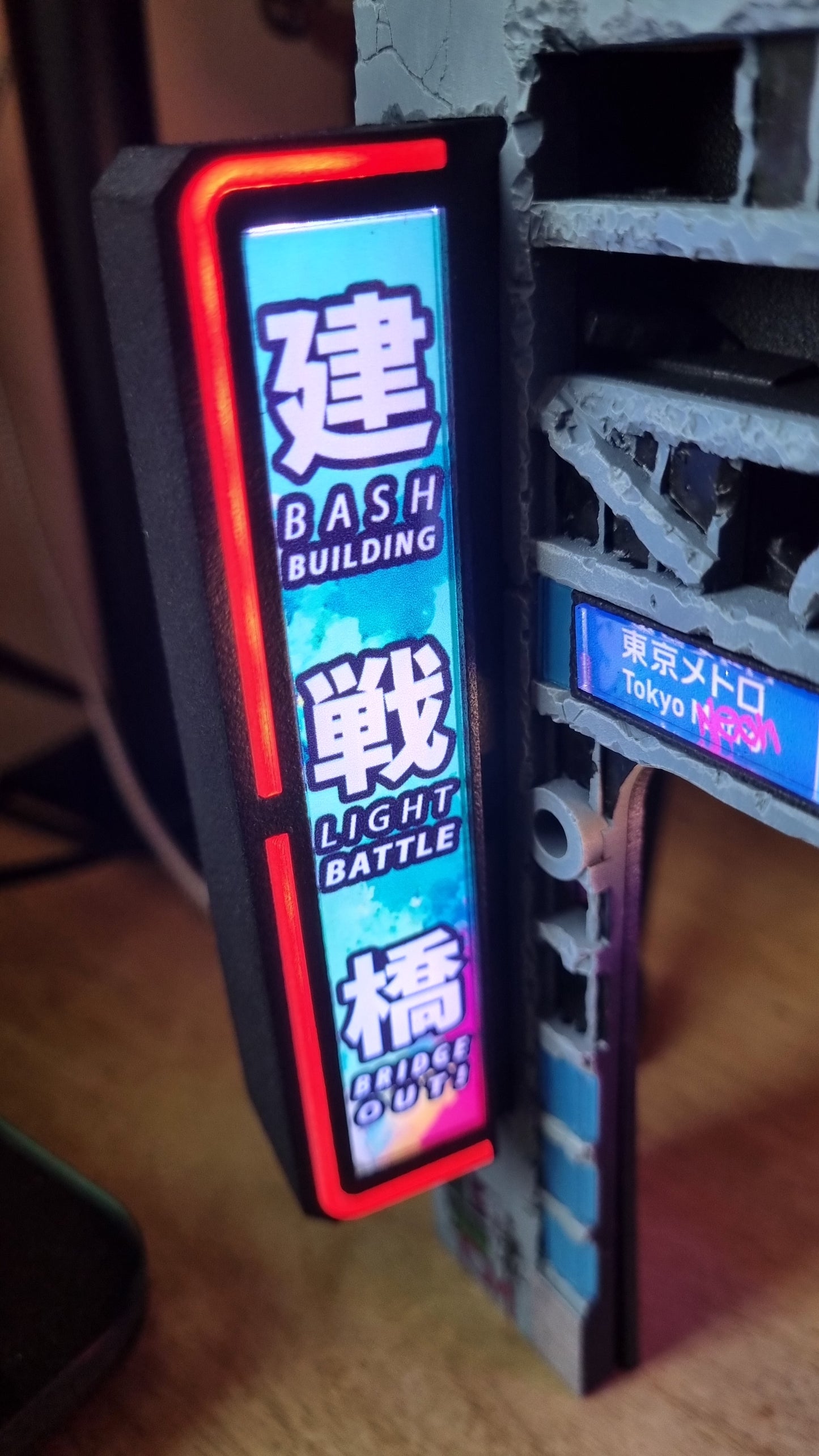 Godzilla "Subway" building mod (Tokyo Neon #3) (Colour version)