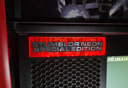 Stumblor "Neon Special Edition" Plaque