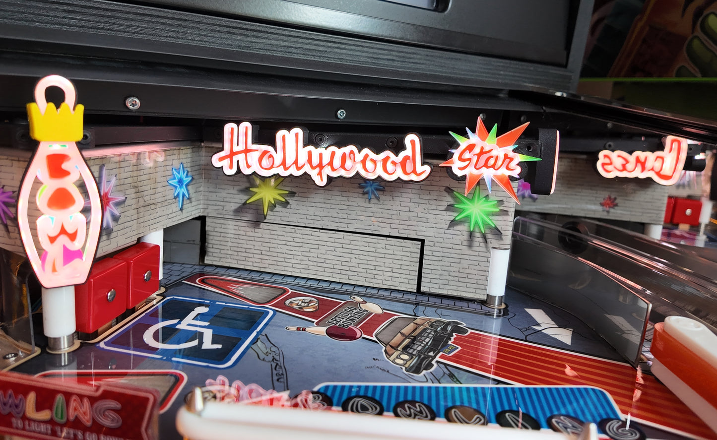 The Big Lebowski "Hollywood Star Lanes" sign mod