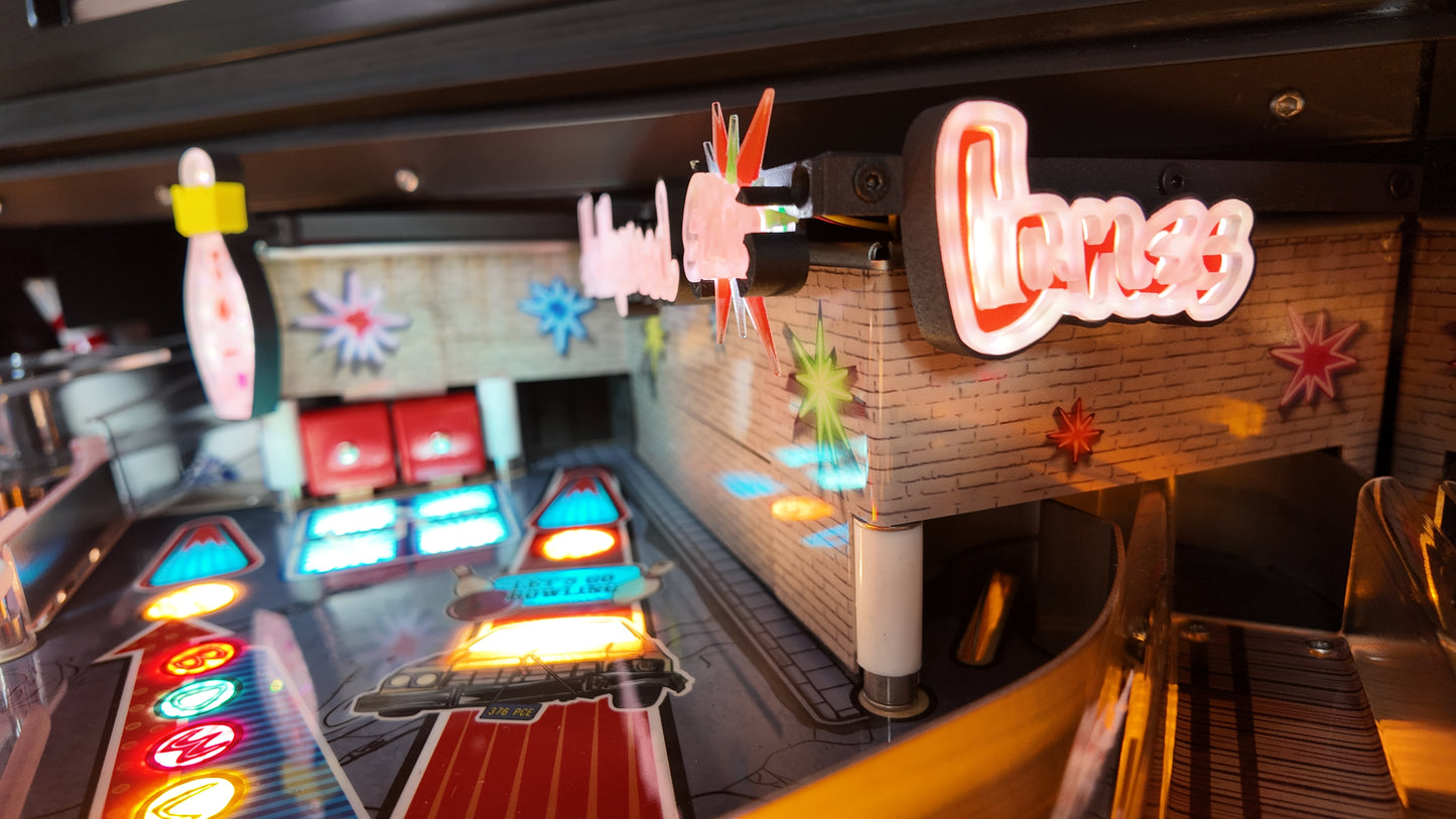 The Big Lebowski "Hollywood Star Lanes" sign mod