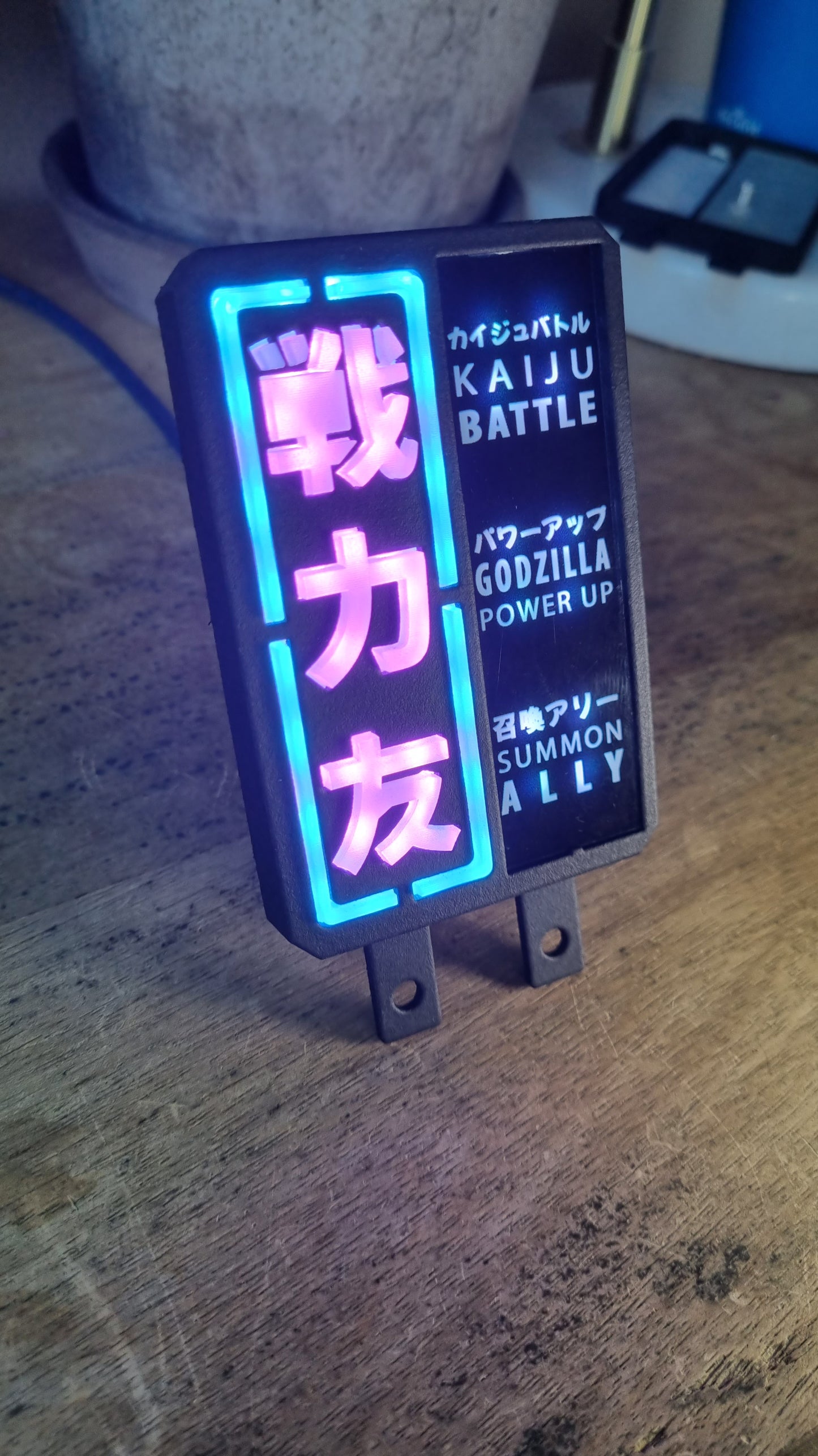 Godzilla "Tokyo Neon" sign mod (Colour version)