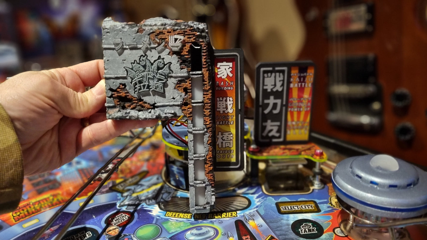 Godzilla "Noodle Bar" Building mod (Tokyo Neon #2) (Colour version)