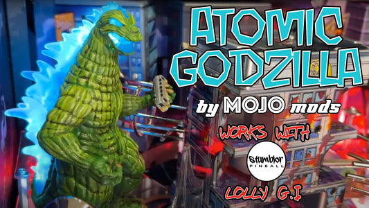 Atomic Godzilla by Mojo Mods - A new sculpt for Stern Godzilla pinball!