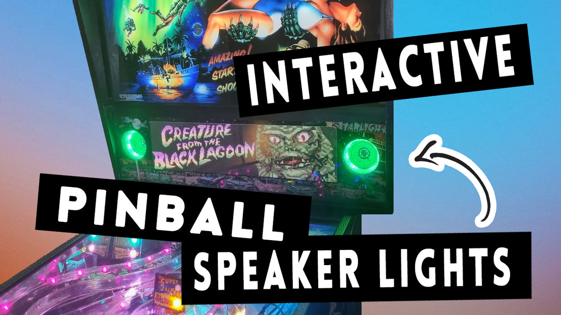 How to make Interactive Pinball Speaker lights