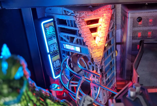 Godzilla "Subway" building mod (Tokyo Neon #3) (Colour version)