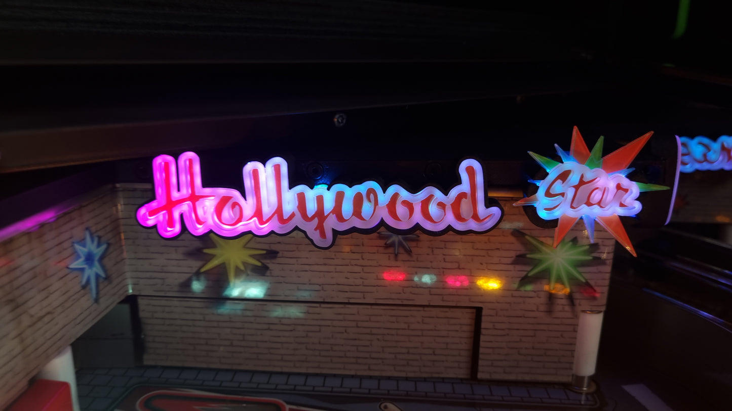 The Big Lebowski "Hollywood Star Lanes" sign mod