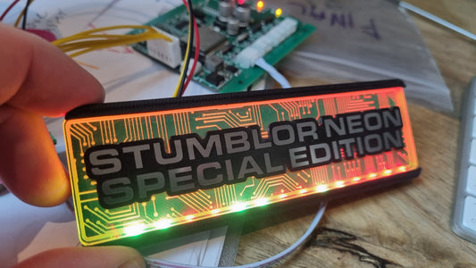 Stumblor "Neon Special Edition" Plaque