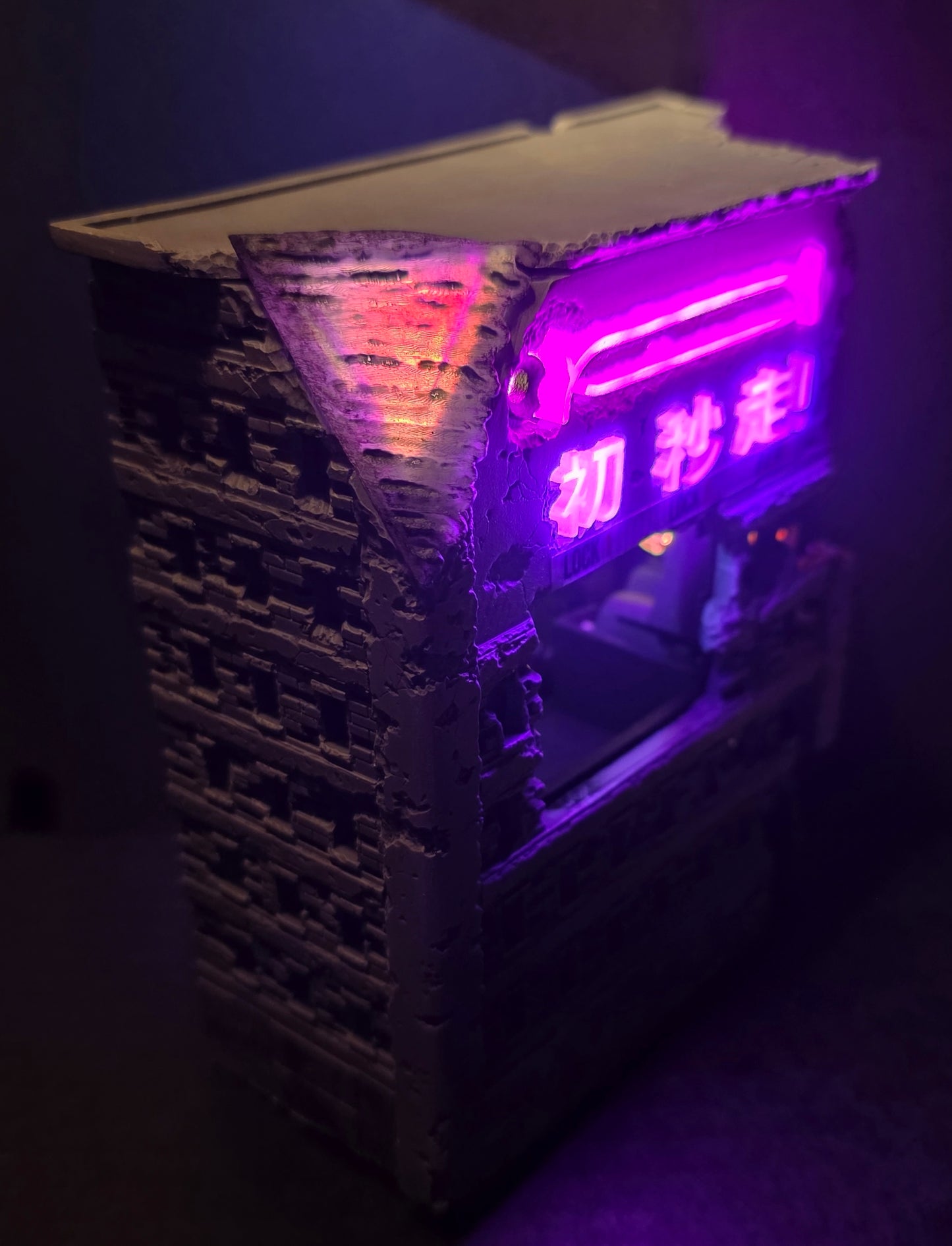 Godzilla "Theatre" Building - Tokyo Neon #4 - Black and White Edition