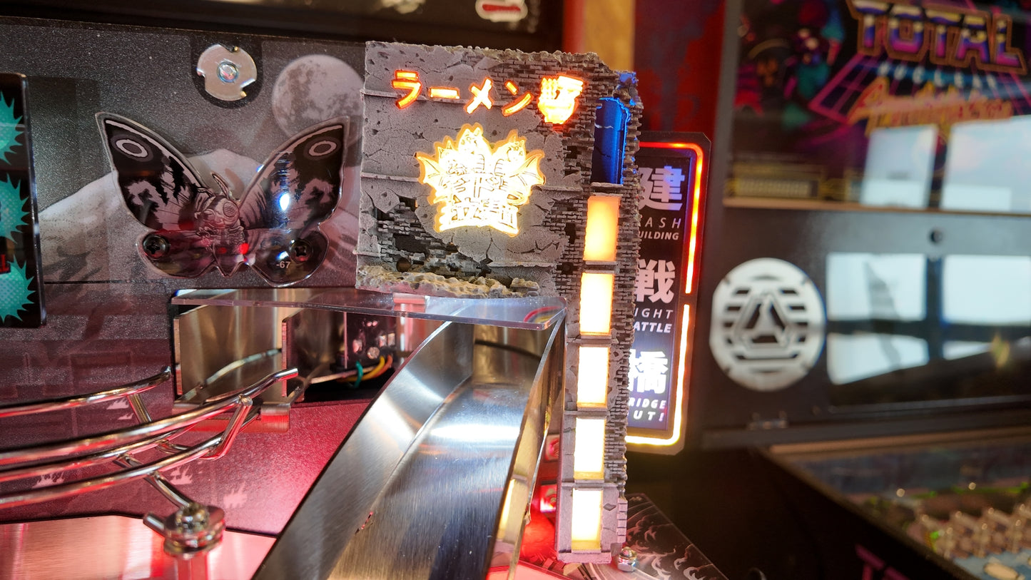 Godzilla "Noodle Bar" Building mod (Tokyo Neon #2) (Black and White Edition)