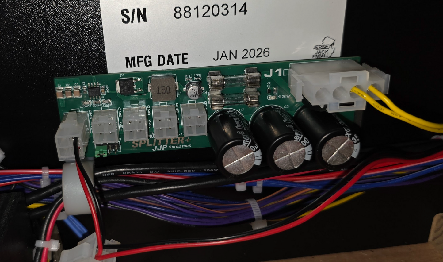 Splitter+ JJP Mod Powering Board