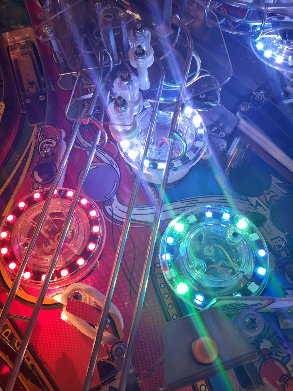 Lollypops | Full colour, reactive LED pop bumpers & slingshots - Stumblor Pinball