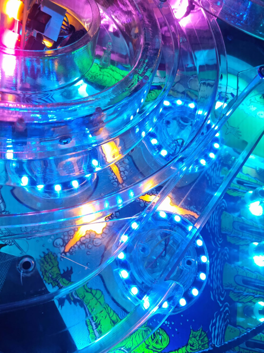 Lollypops | Full colour, reactive LED pop bumpers & slingshots - Stumblor Pinball