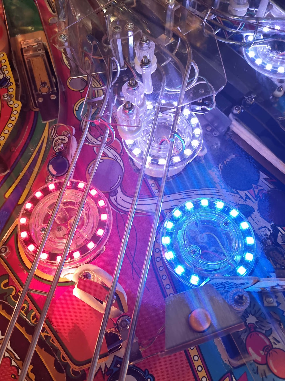 Lollypops | Full colour, reactive LED pop bumpers & slingshots - Stumblor Pinball